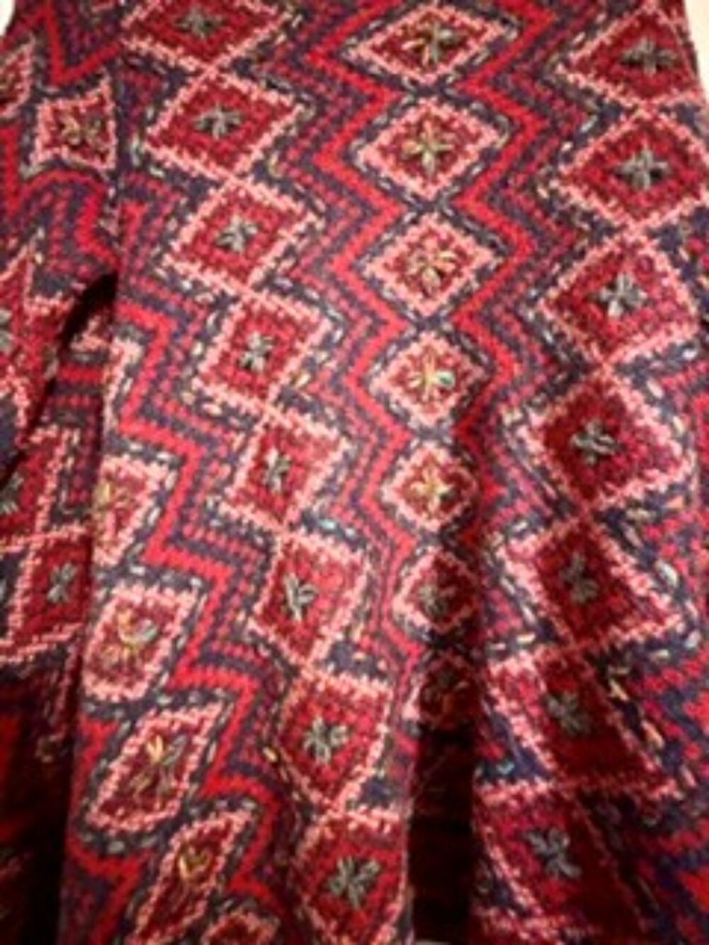 Anthropologie "Walking on Snow Echoing Wrap Asymmetrical Cardigan" - Picture 5 of 6